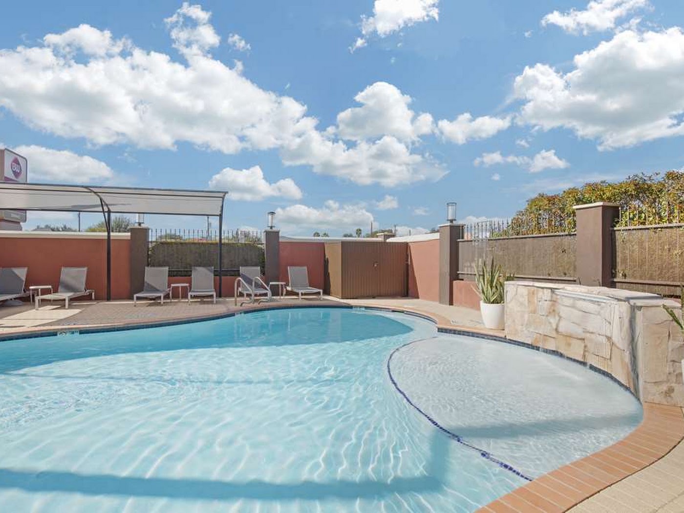 Outdoor pool at Best Western Plus Edinburg Inn & Suites