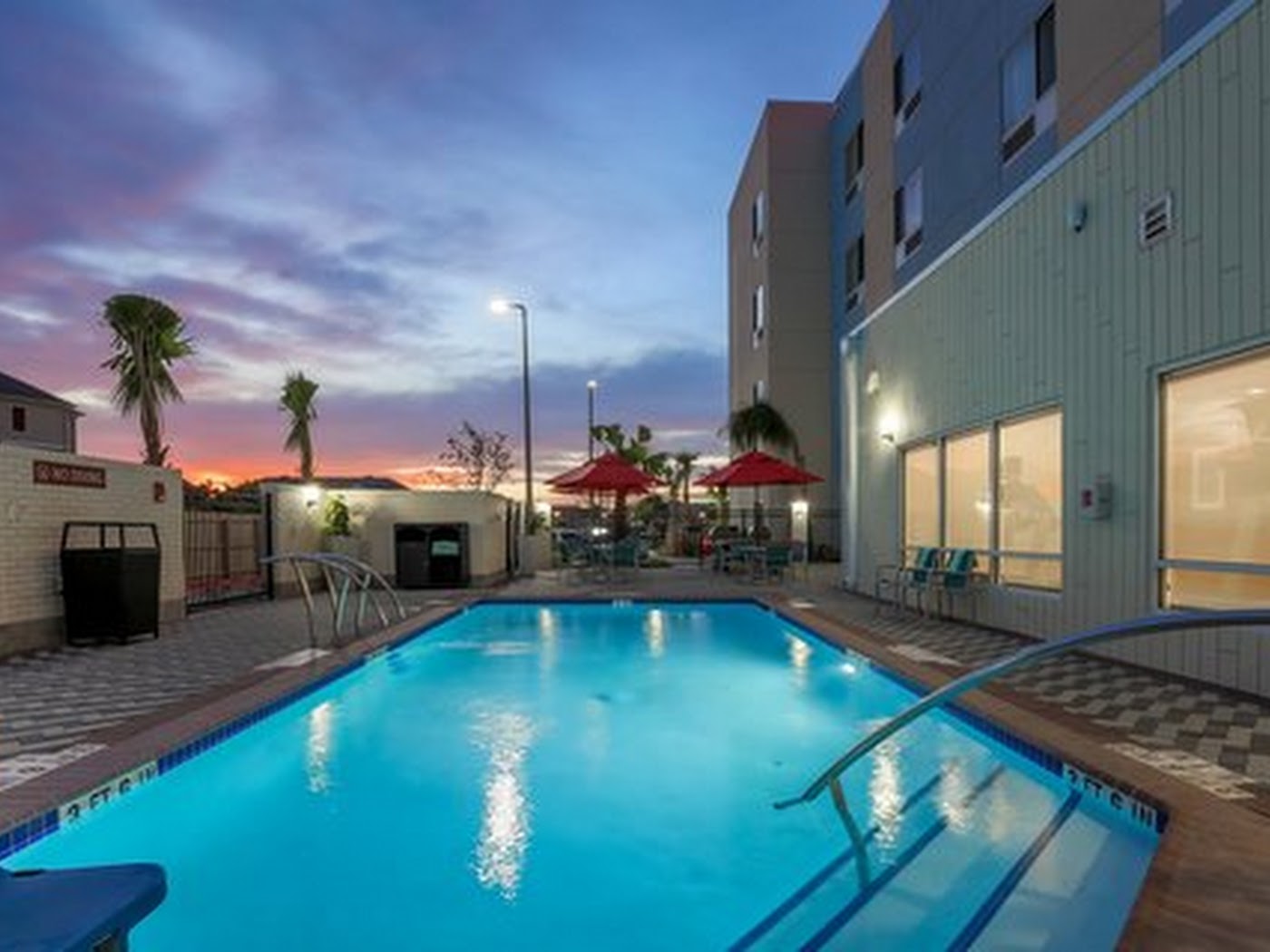 Outdoor pool at TownePlace Suites McAllen Edinburg