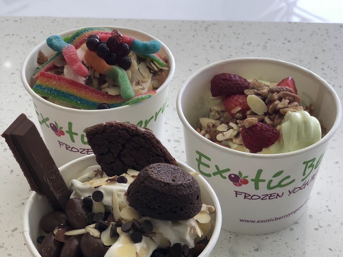 Photograph of Exotic Berry Frozen Yogurt