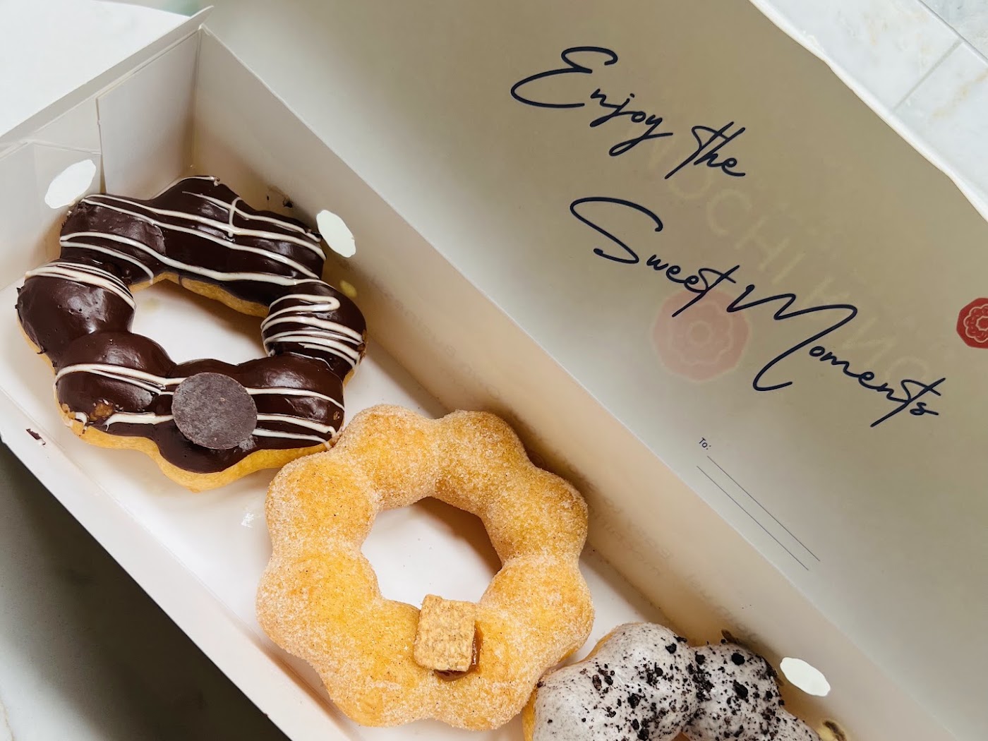 Photograph of Mochi Ring Donuts